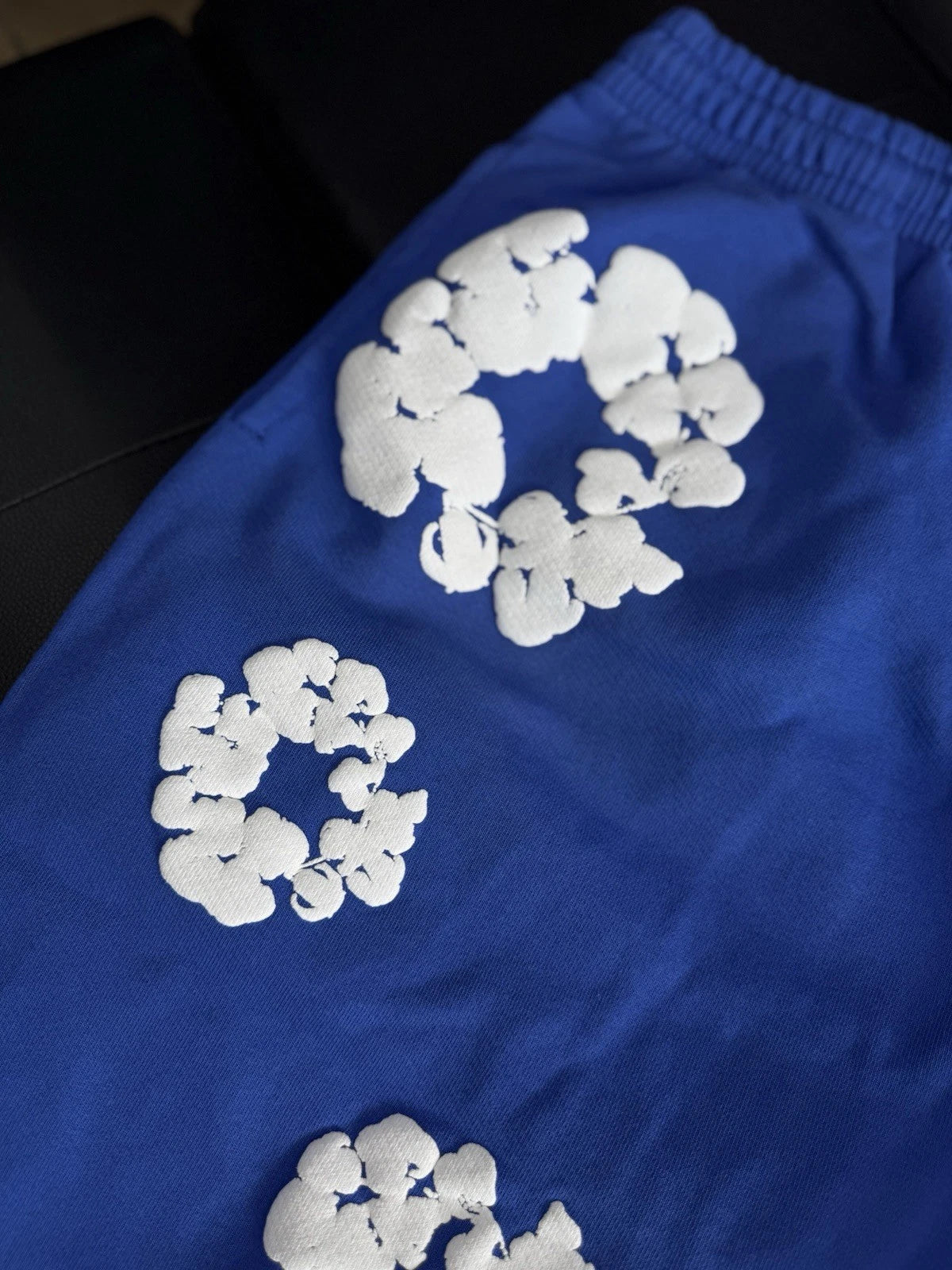 Denim Tears Cotton Wreath Shorts Blue