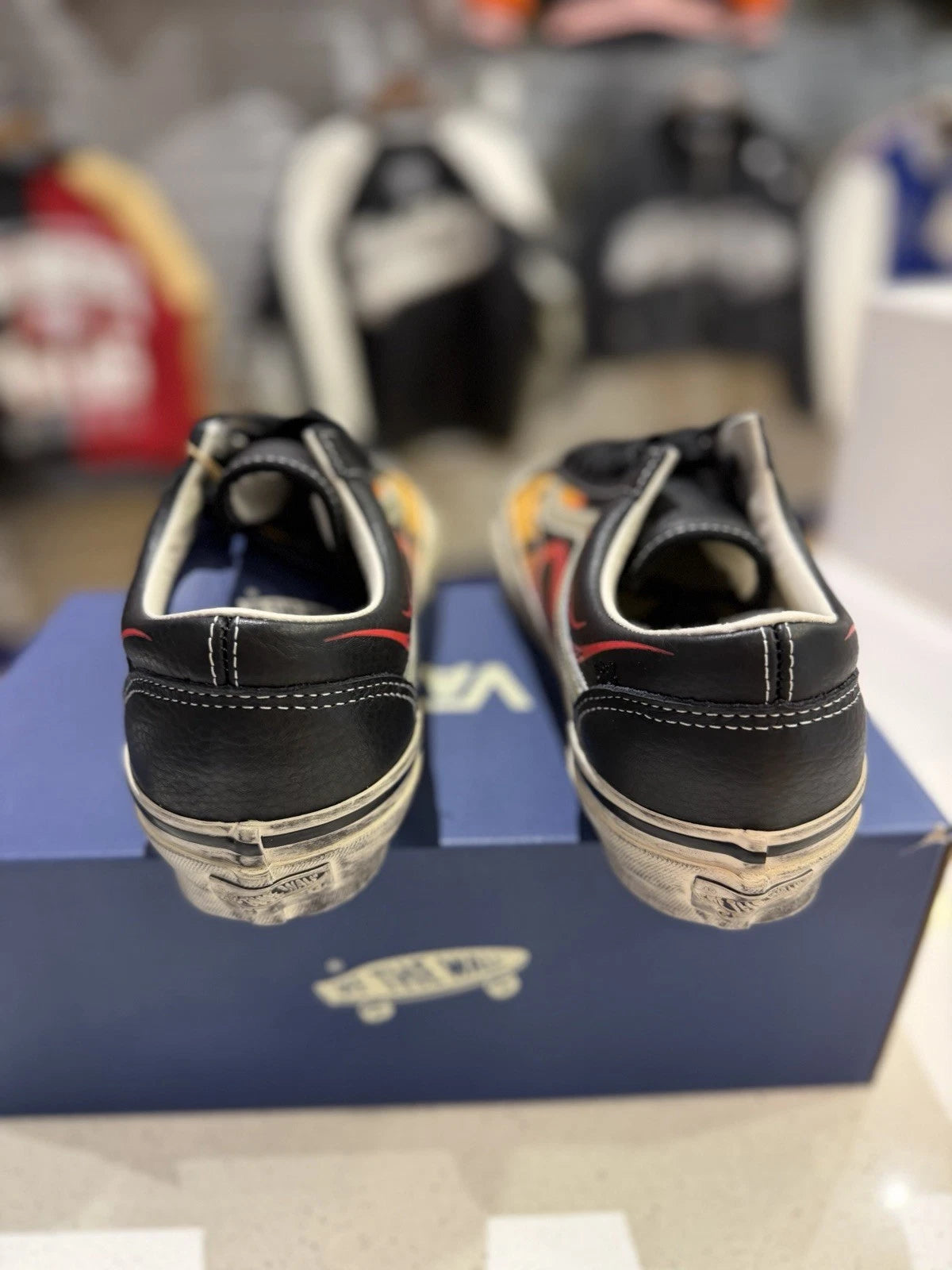 Vans Old Skool 36 Archive Flame Black