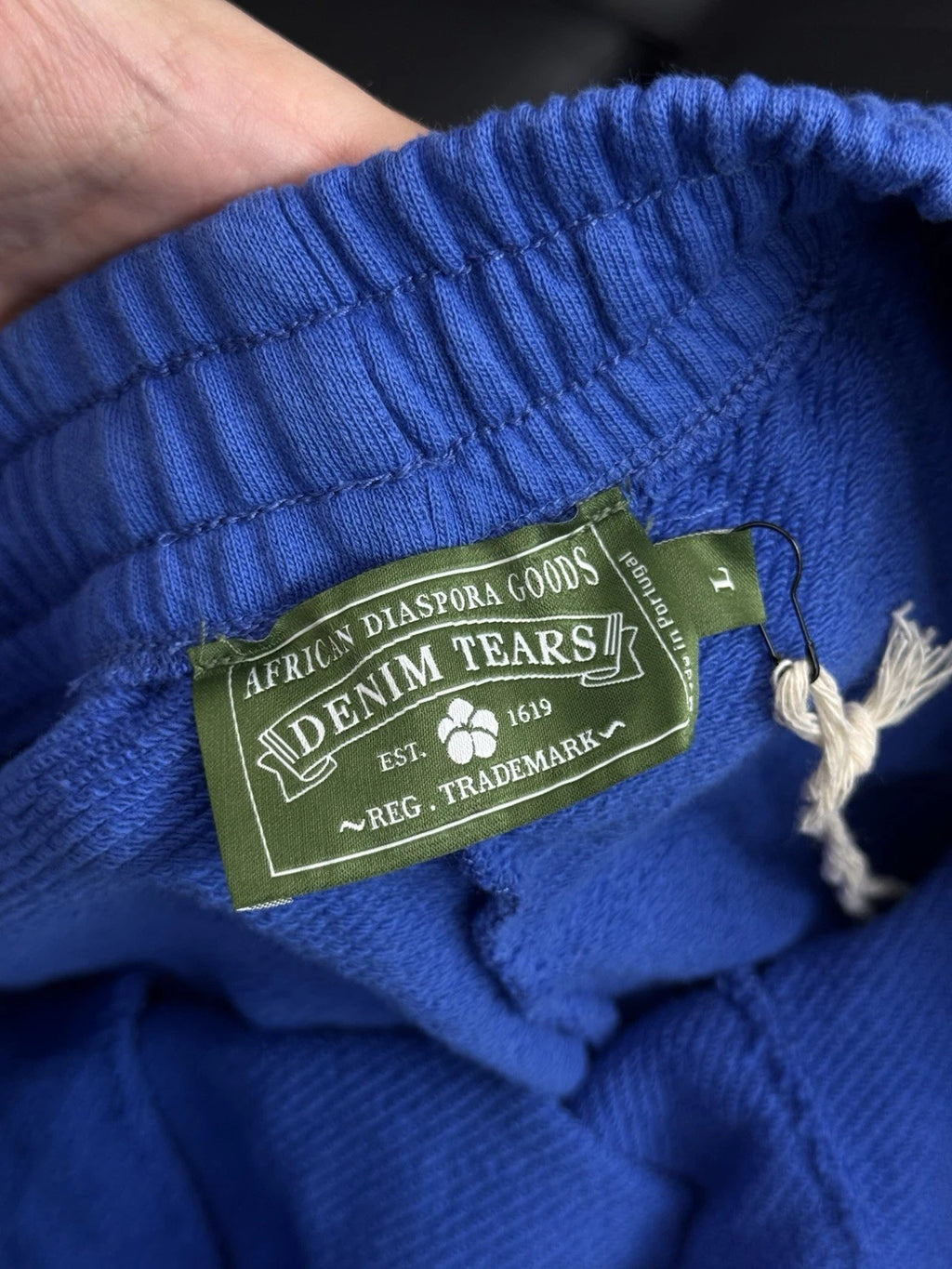 Denim Tears Cotton Wreath Shorts Blue