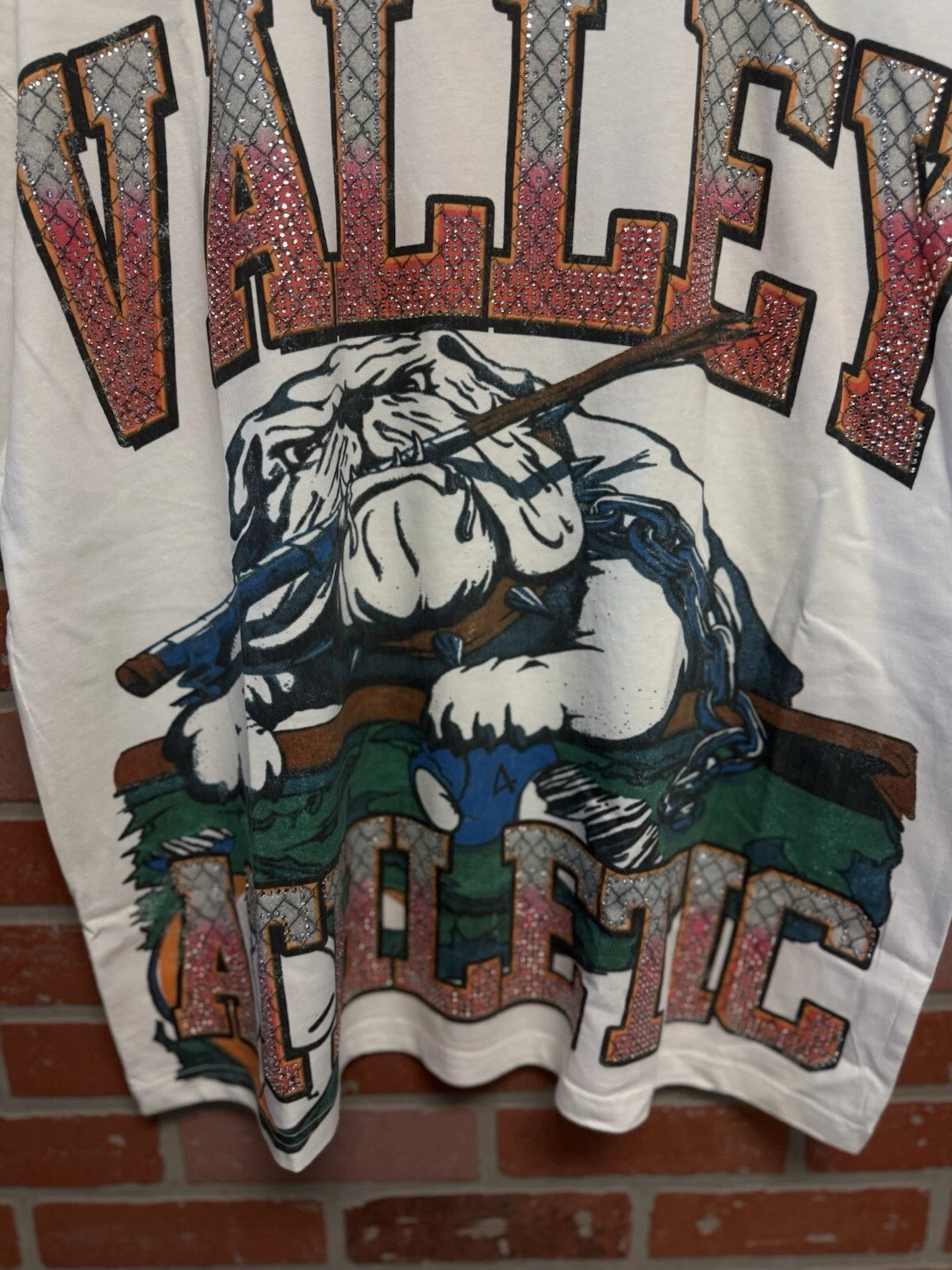 Vale Forever White Bling Tee - Deadstockdenimla