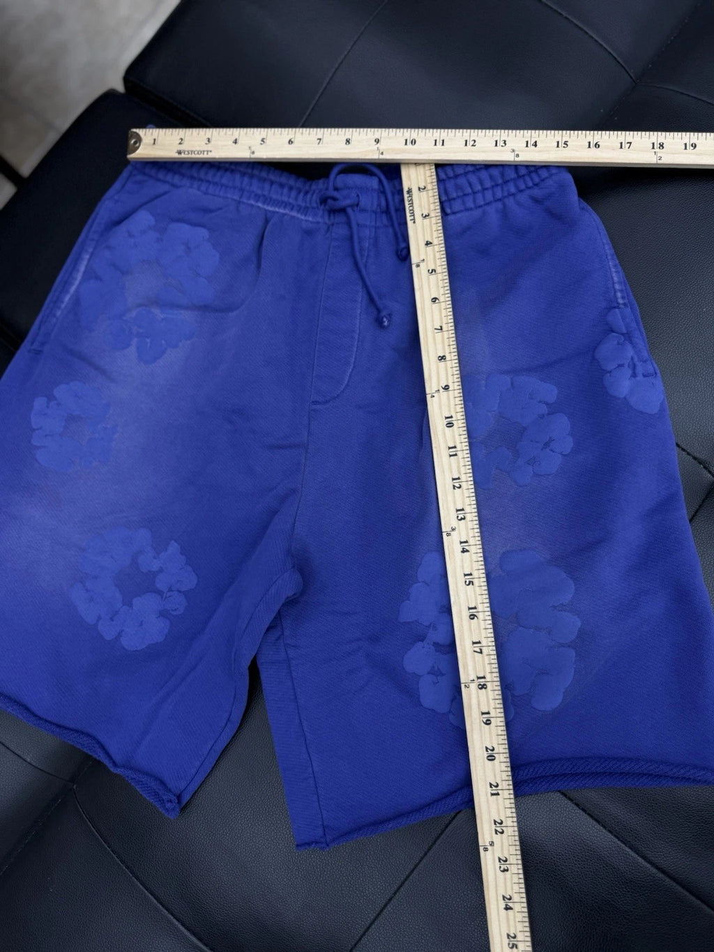 Denim Tears Cotton Wreath Shorts Blue