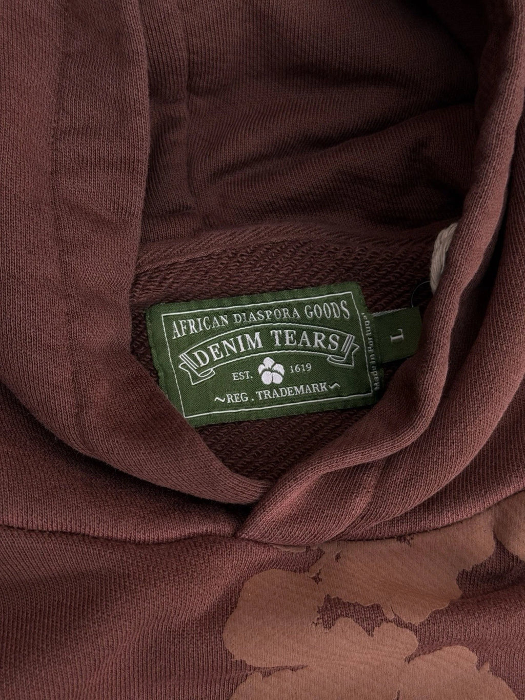 Denim Tears Brown Hoodie - Deadstockdenimla