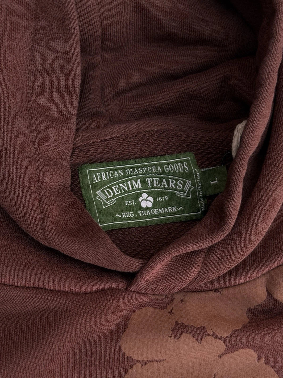 Denim Tears Brown Hoodie - Deadstockdenimla