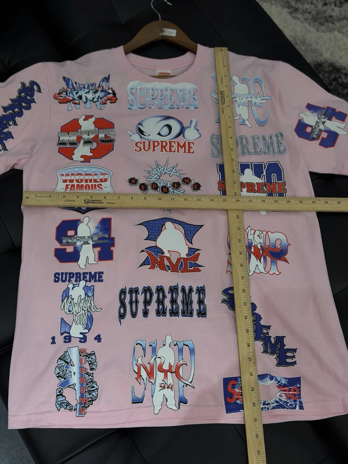 Supreme “Art Dealer” Tee Pink