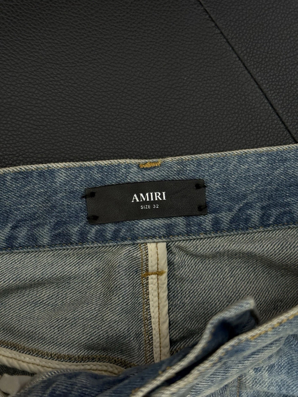 Amiri Baggy Straight Leg MX1 Blue White