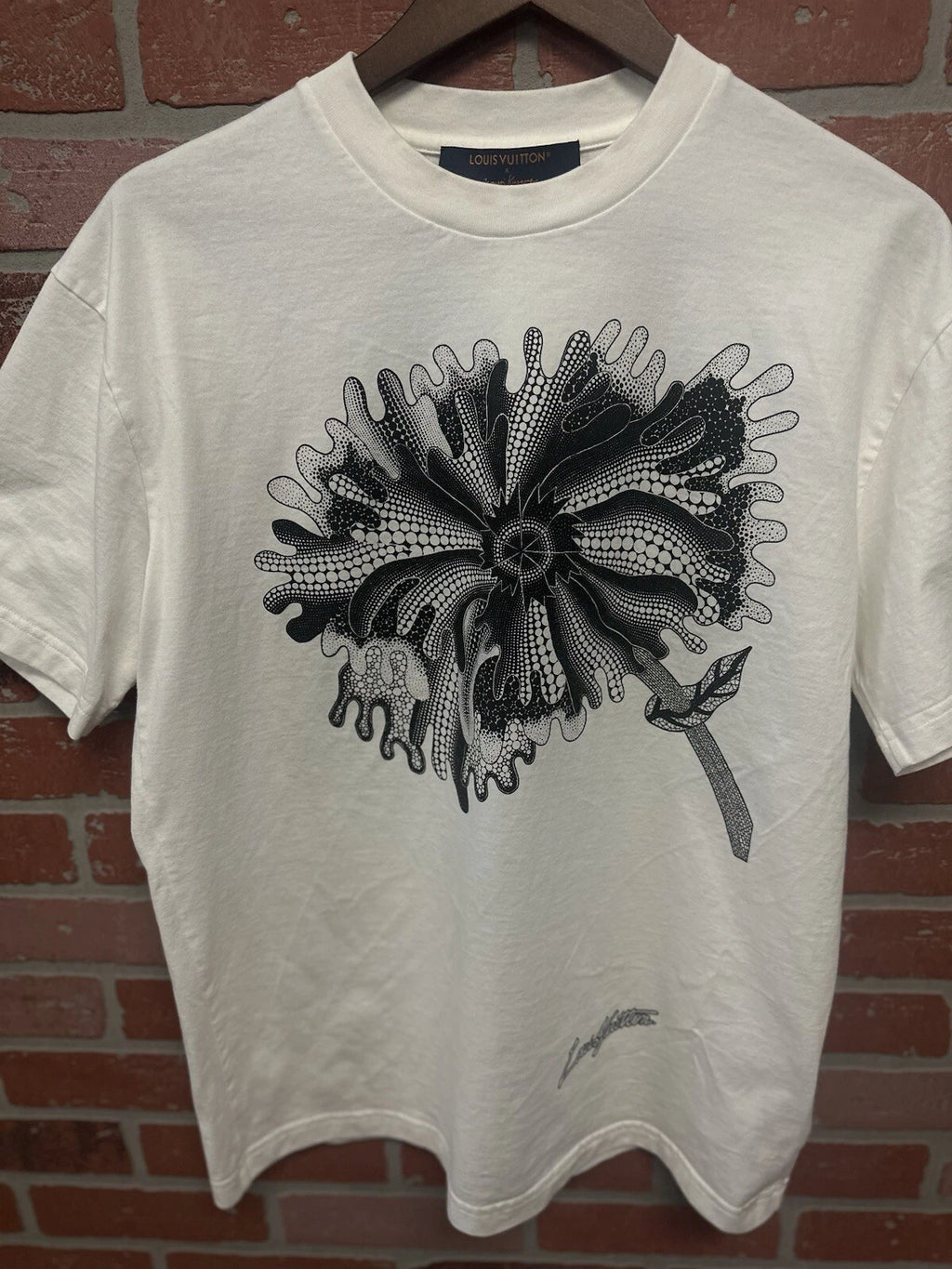 Louis Vuitton Psychedelic Flower T Shirt White - Deadstockdenimla