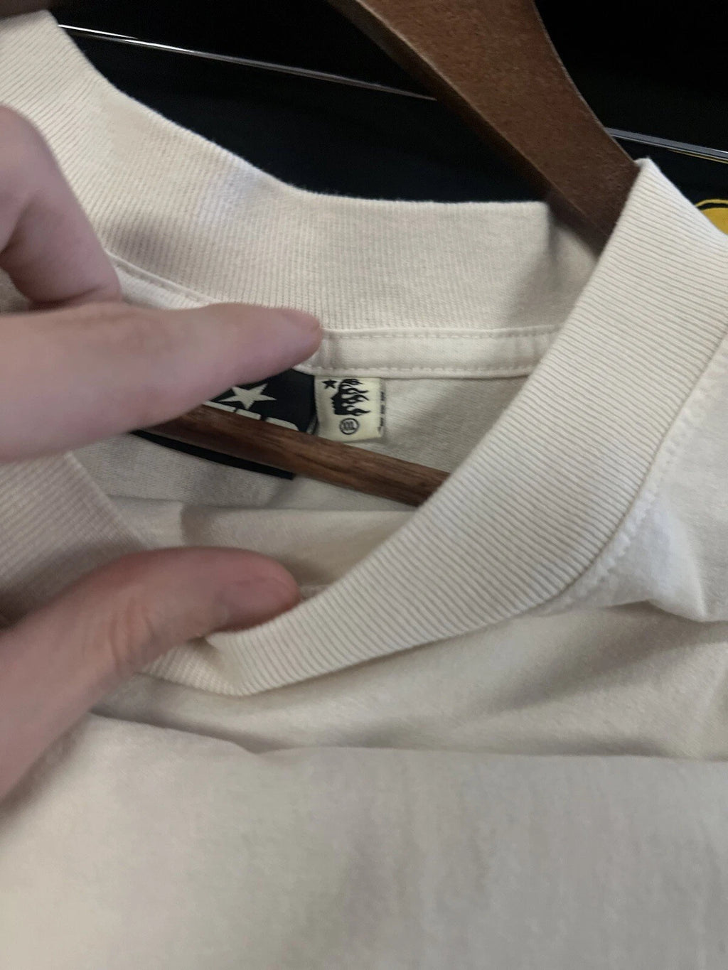 Hellstar Classic Brown Logo T Shirt Brown - Deadstockdenimla