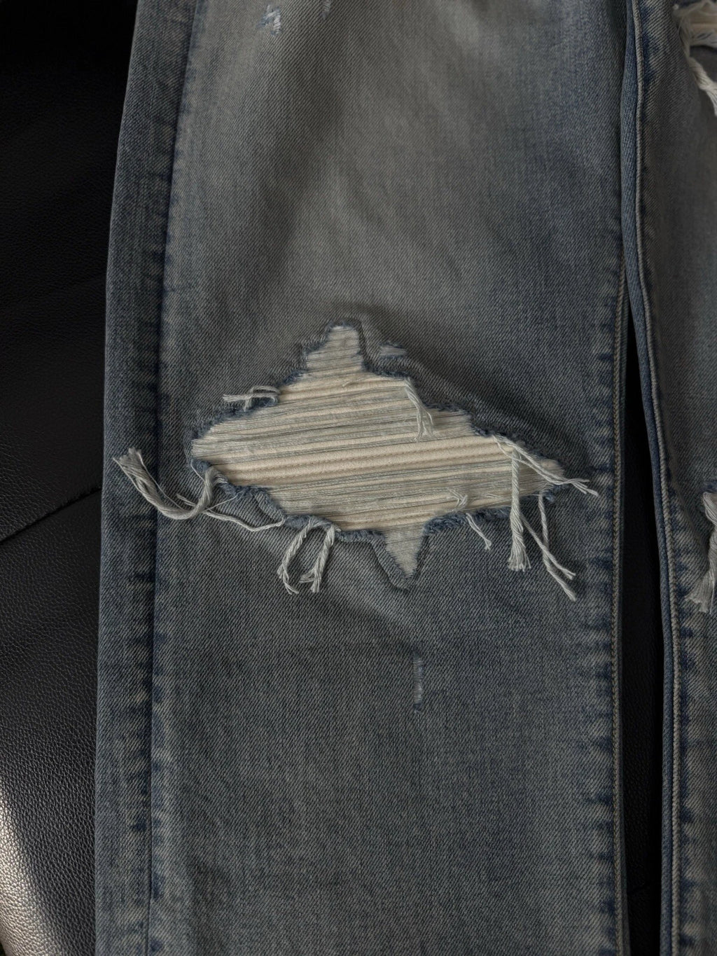 Amiri Baggy Straight Leg MX1 Blue White