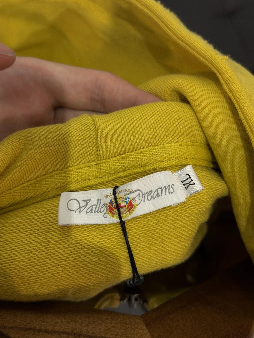 Vale Zip Up Yellow Hoodie - Deadstockdenimla
