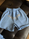 Spider Worldwide Sp5der OG Web Sweat Shorts Baby Blue - Deadstockdenimla