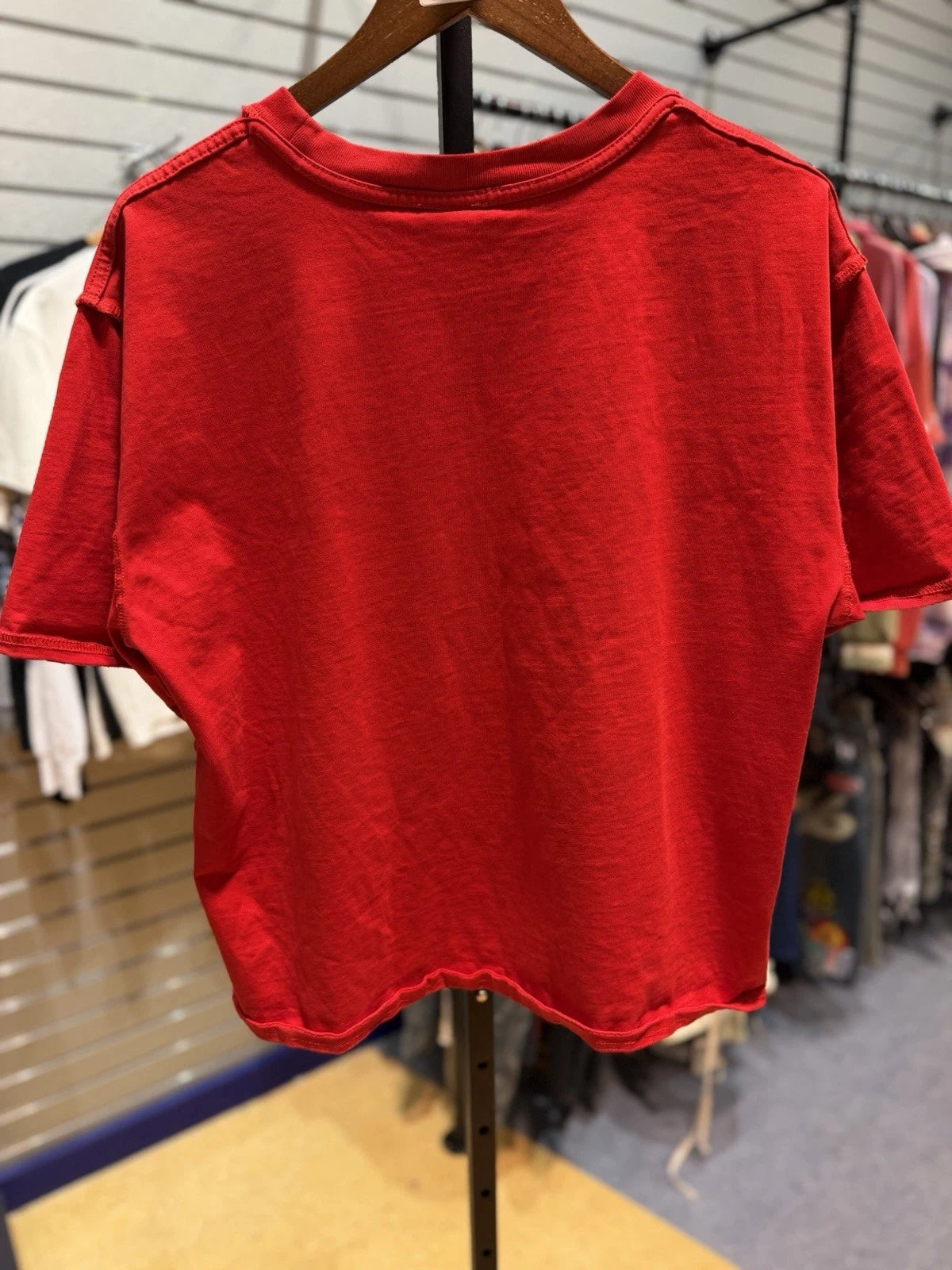 Saint Vanity T-shirt Red/White Logo
