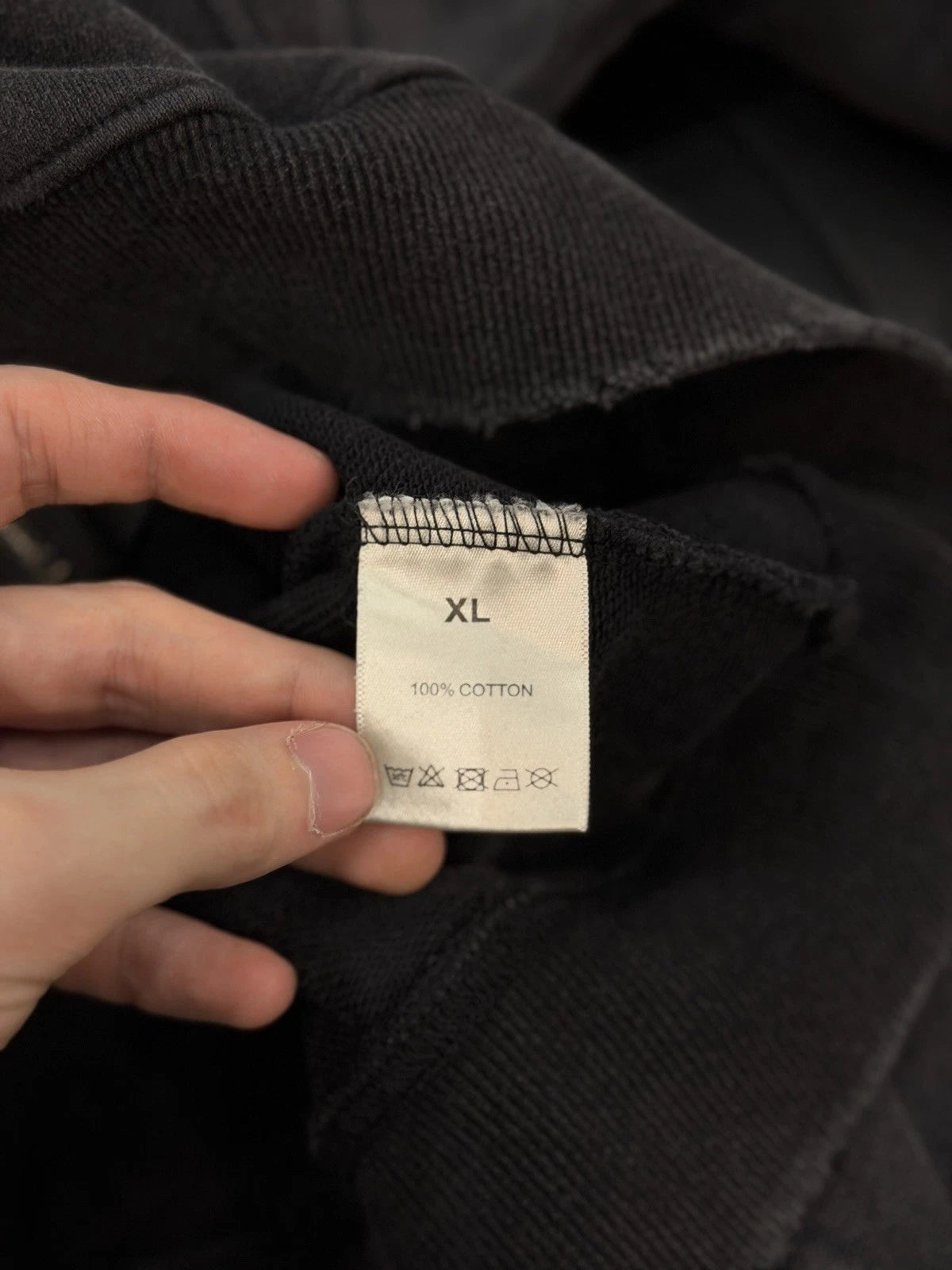 Vale Zip Up Black Hoodie - Deadstockdenimla
