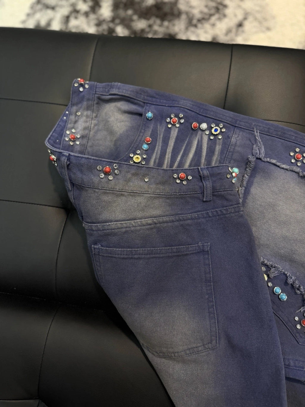 Valley Baggy Denim Blue Jeans - Deadstockdenimla
