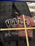 Vale Zip Up Red Black Hoodie - Deadstockdenimla