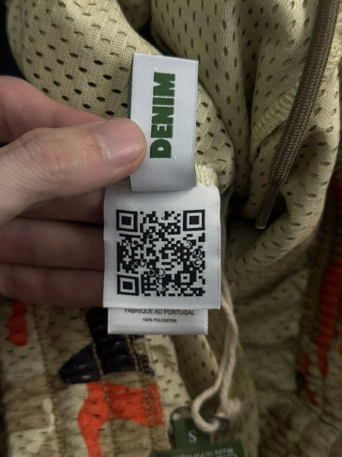 Denim Tears Mesh Summer Shorts Tan/Orange