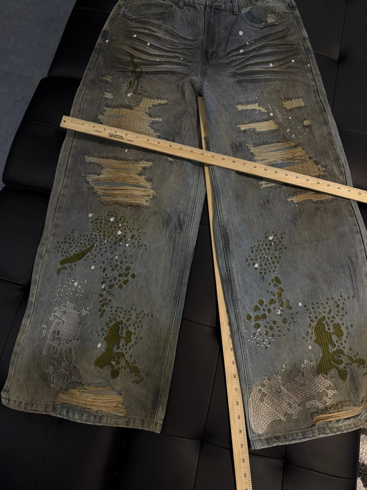 Valley Baggy Denim Blue Jeans - Deadstockdenimla