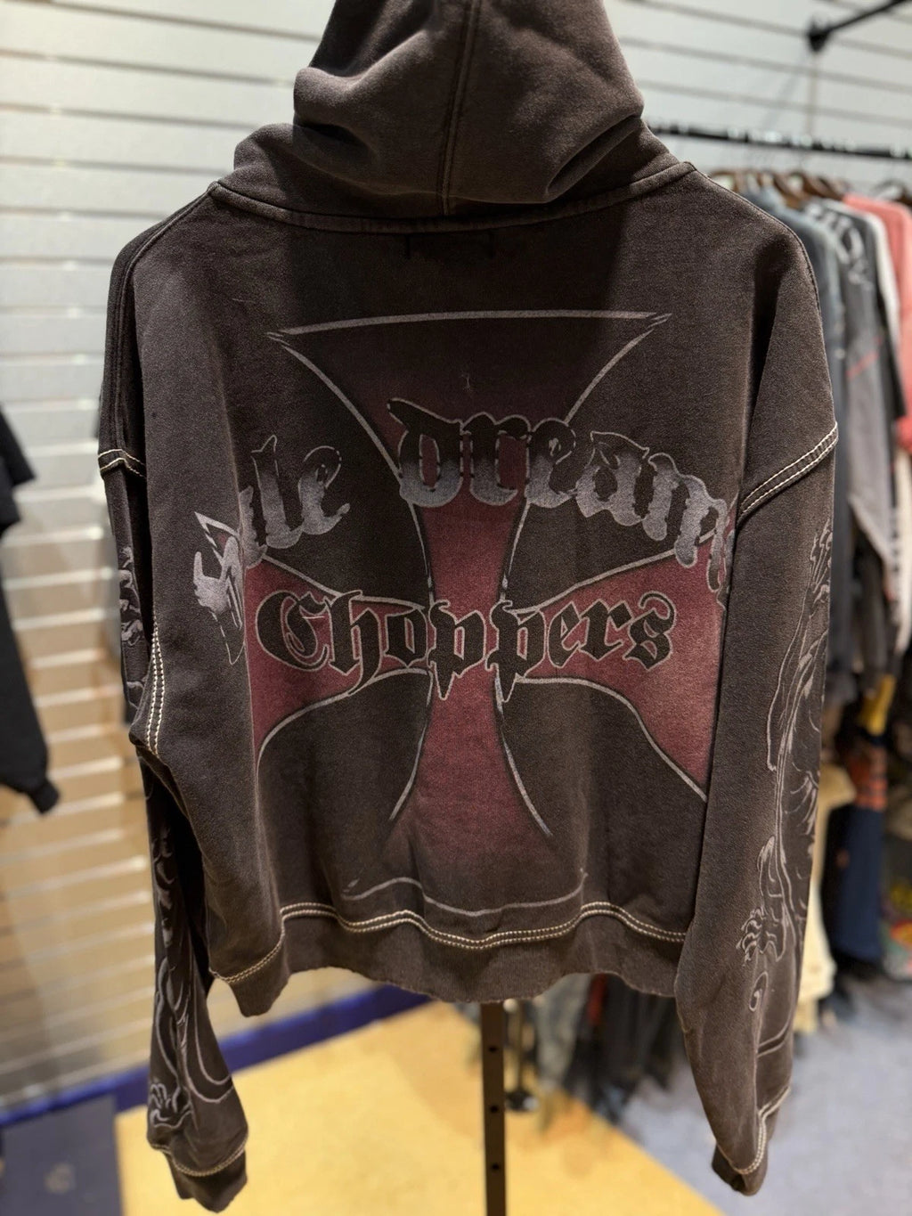 Vale Zip Up Black Hoodie - Deadstockdenimla