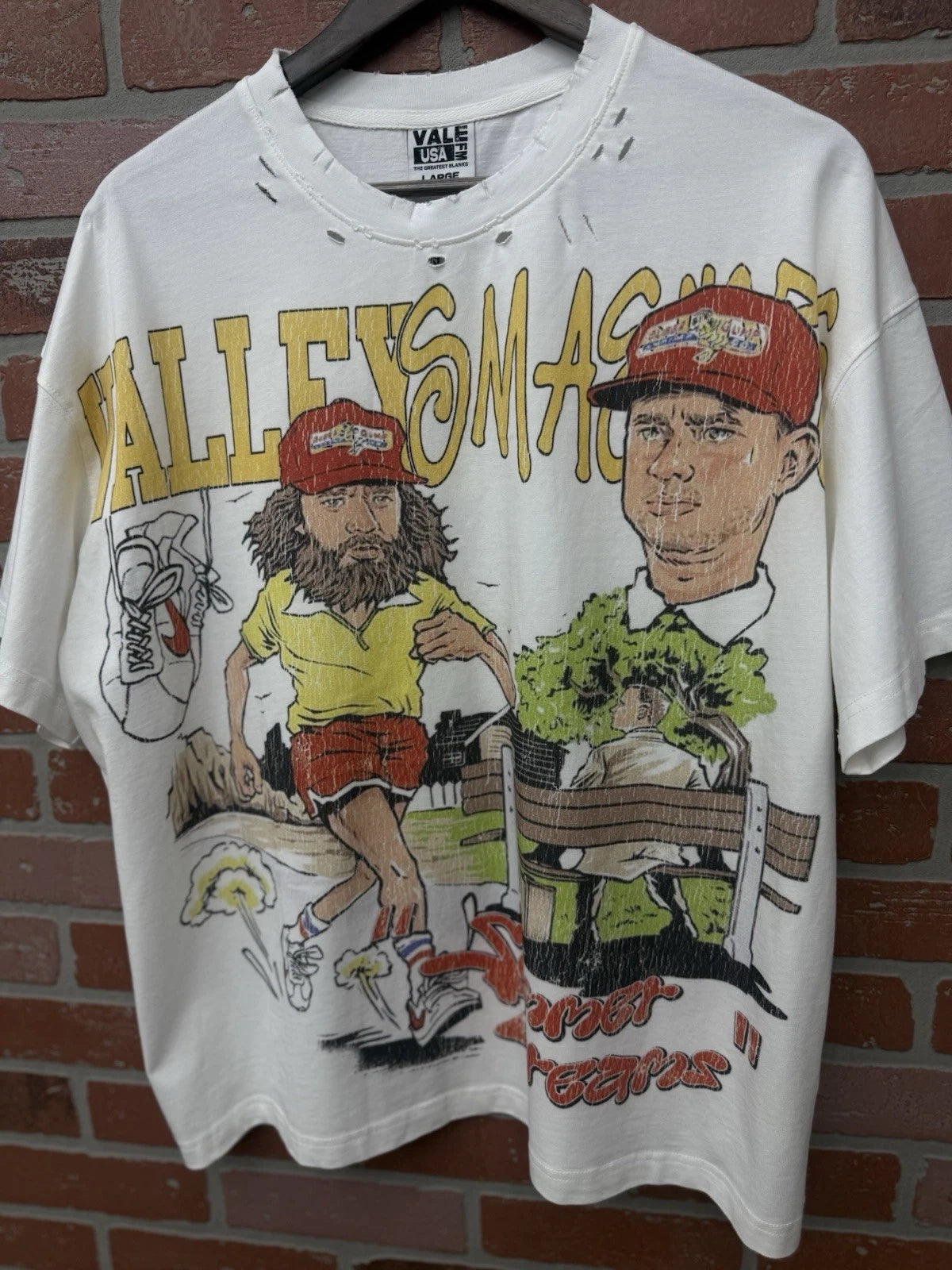 Vale Forever Summer White Tee - Deadstockdenimla