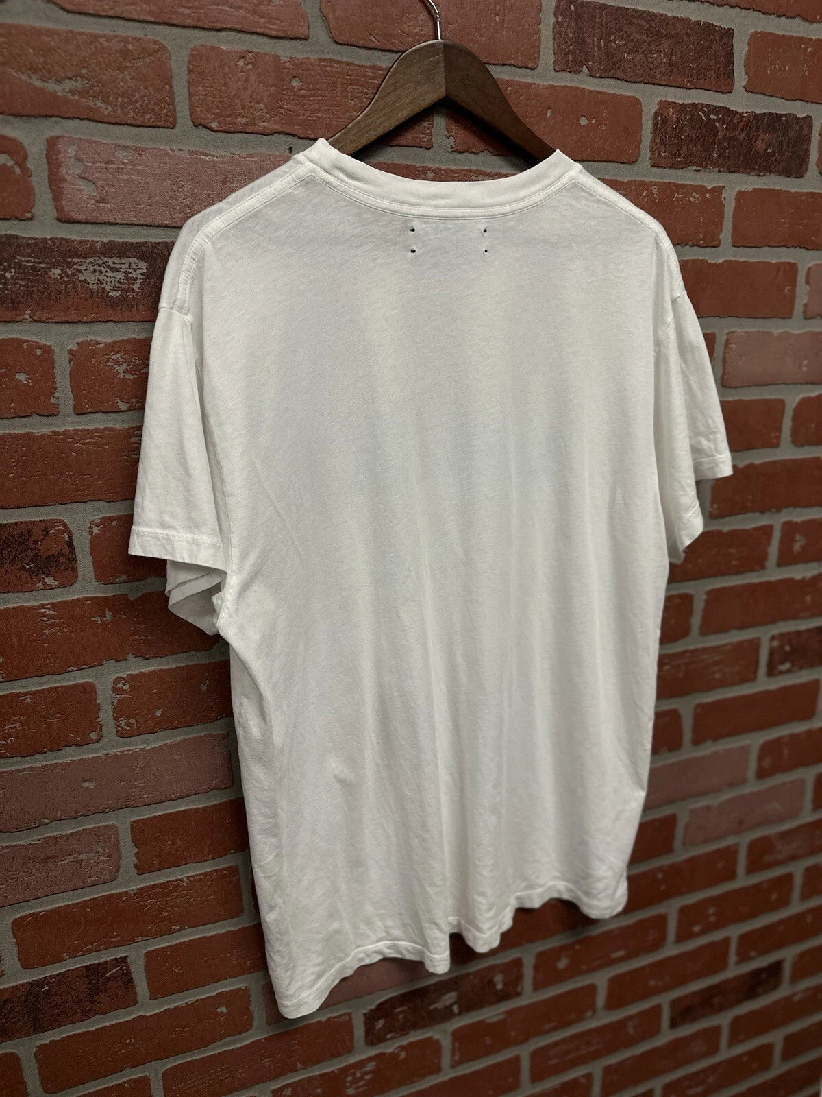 Amiri T-Shirt White Black Bandanna