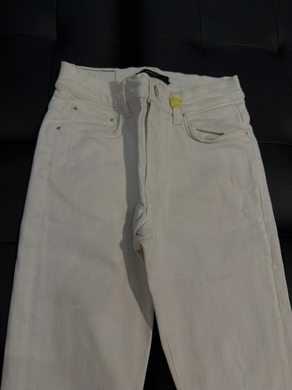 Amiri White Pants Jeans - Deadstockdenimla