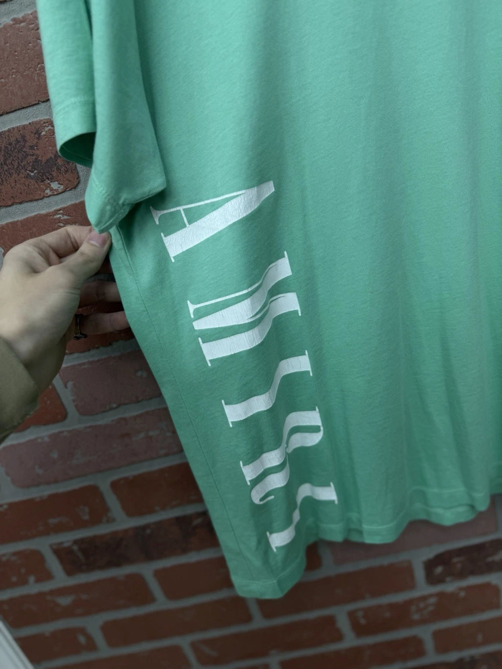 Amiri Tee Teal Blue Shirt - Deadstockdenimla