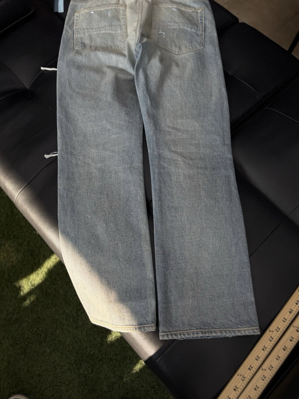 Amiri Baggy Straight Leg MX1 Blue White