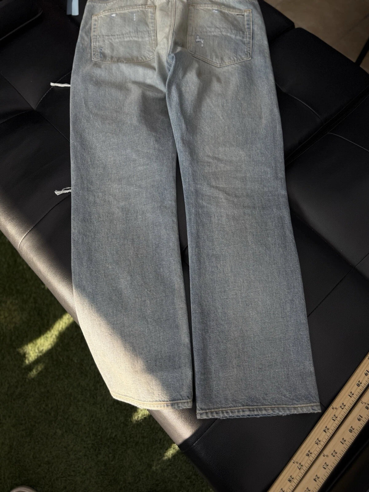 Amiri Baggy Straight Leg MX1 Blue White