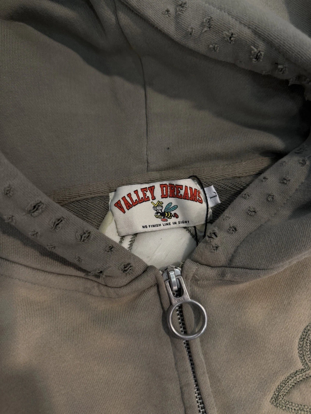 Vale Zip Up Carver Cross Hoodie Forever Tan - Deadstockdenimla
