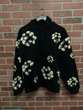 Denim Tears CPFM Cactus Tears Wreath Hoodie Black - Deadstockdenimla