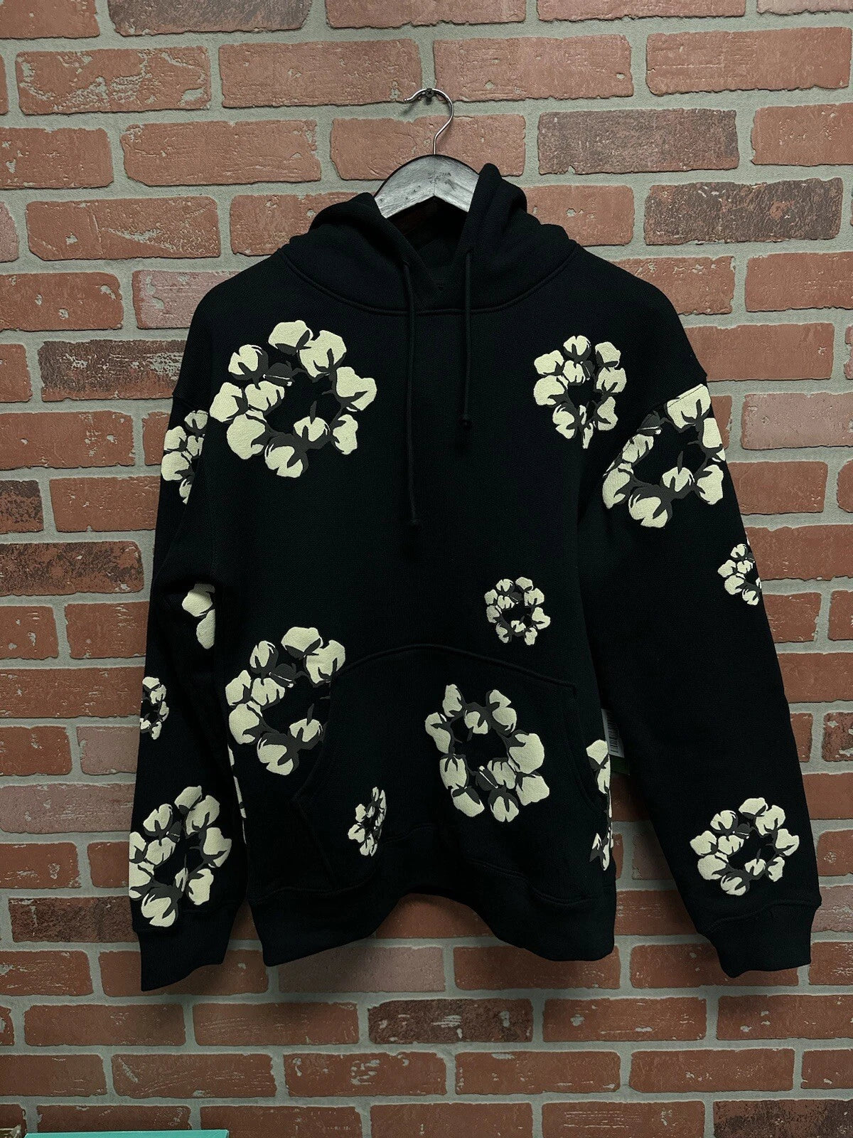 Denim Tears CPFM Cactus Tears Wreath Hoodie Black - Deadstockdenimla