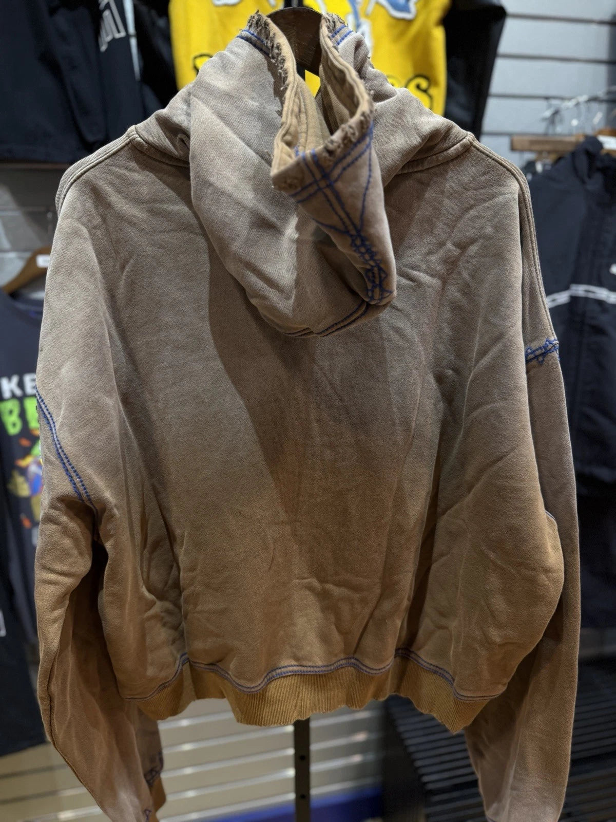 Vale Zip Up Brown Sun Hoodie