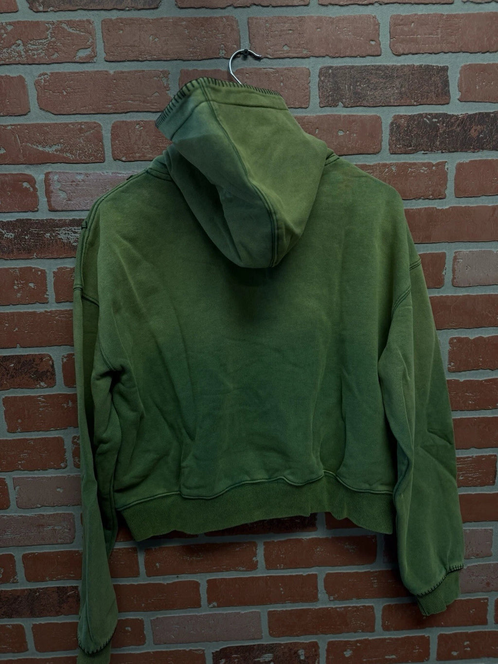 Vale Green Pull Over Hoodie Green - Deadstockdenimla