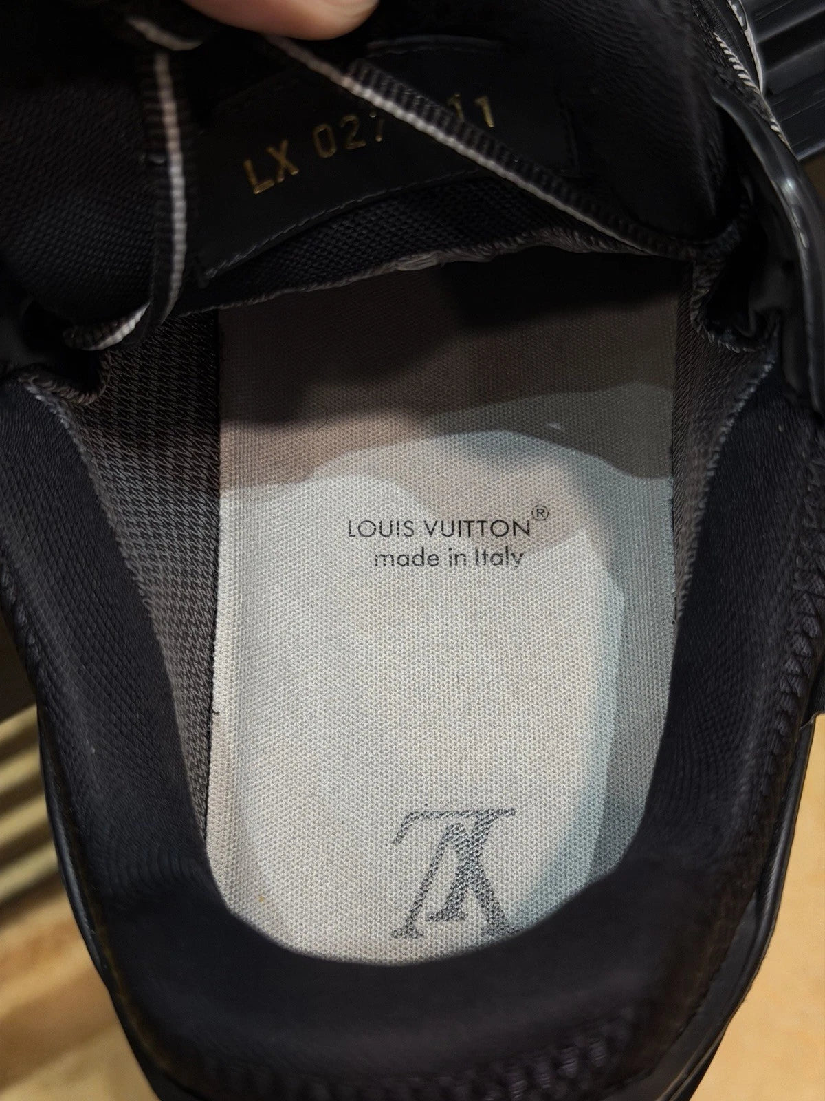 Louis Vuitton Trainer Sneaker Black