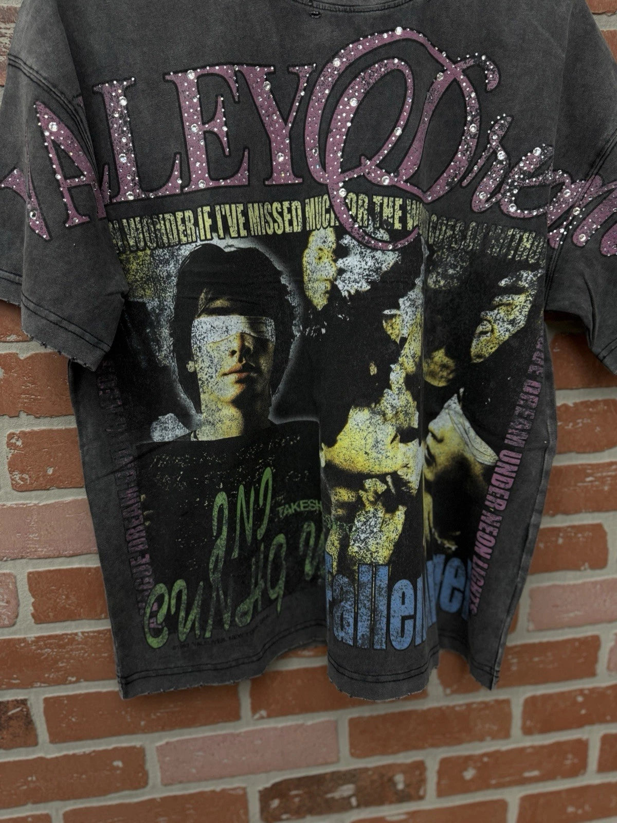 Vale Forever Summer Pink Bling Tee - Deadstockdenimla