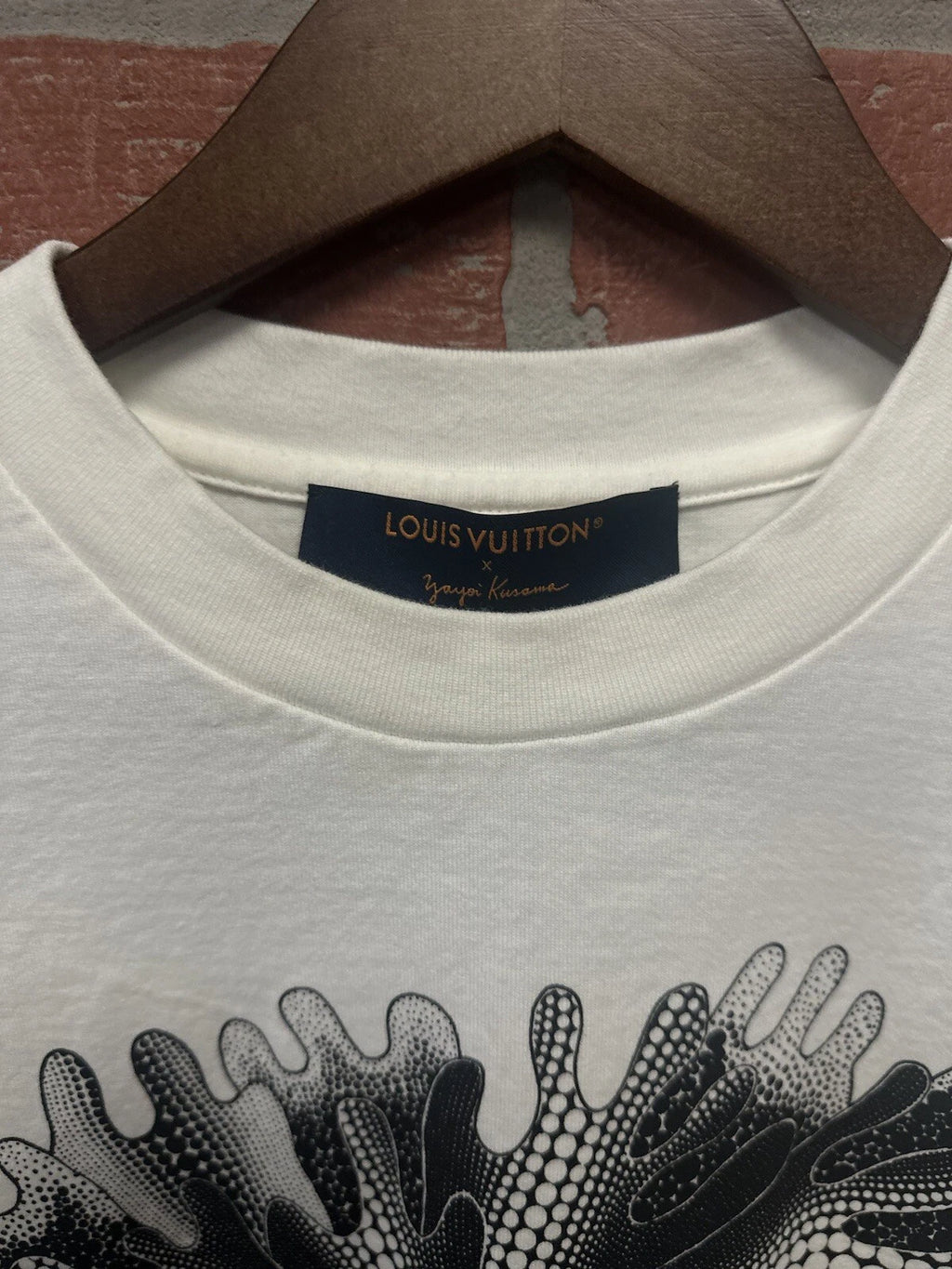 Louis Vuitton Psychedelic Flower T Shirt White - Deadstockdenimla