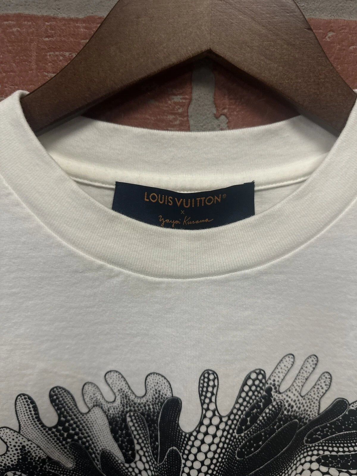 Louis Vuitton Psychedelic Flower T Shirt White - Deadstockdenimla