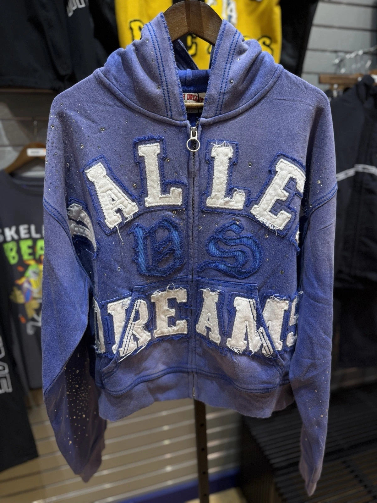Vale Zip Up Stone Hoodie