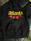 Sp5der Black Atlanta Pullover Hoodie - Deadstockdenimla