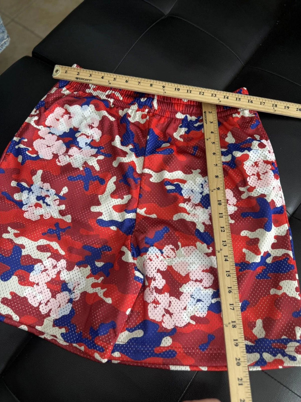 Denim Tears Mesh Summer Shorts Red Camo