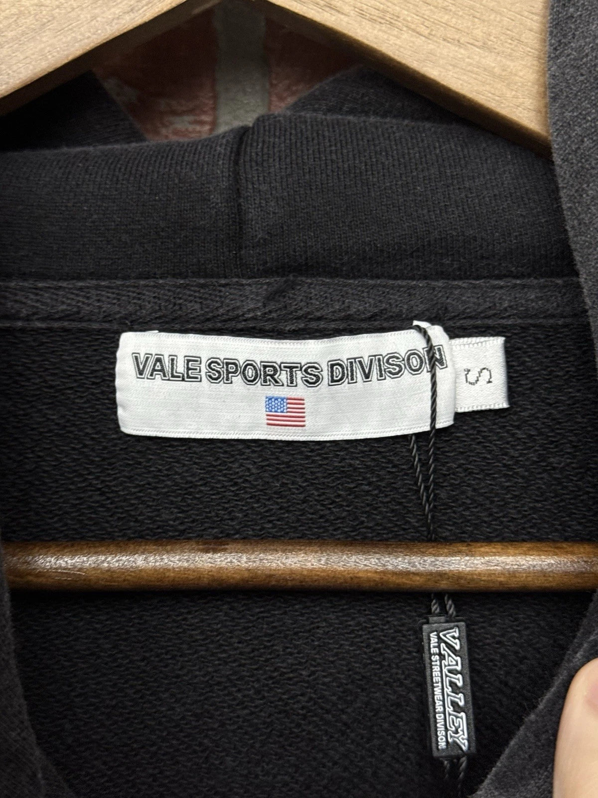 Vale Black Pull Over Hoodie Grey - Deadstockdenimla