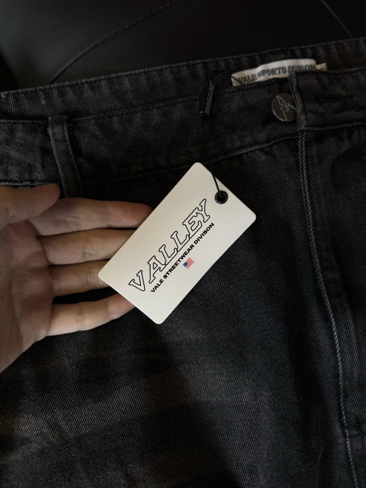 Vale Forever Crystal Black Jeans - Deadstockdenimla