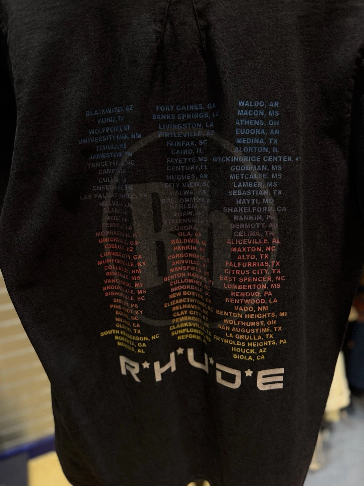 Rhude Tee Shirt Stones Crystal - Deadstockdenimla