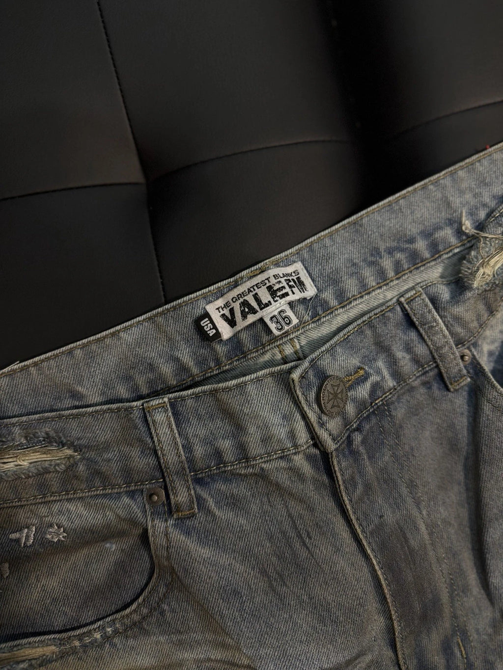 Valley Baggy Denim Blue Jeans - Deadstockdenimla