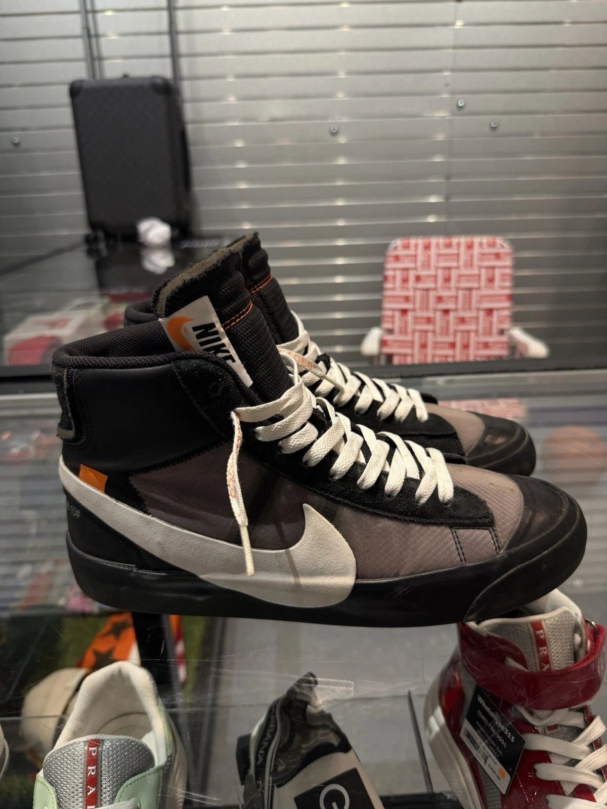 Nike Blazer Mid Off-White Black