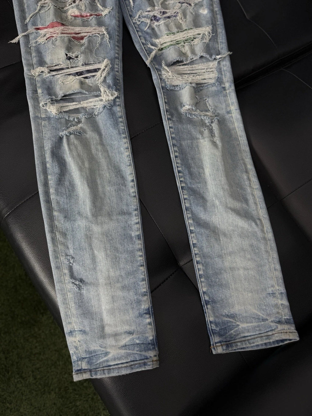 Amiri Jeans Blue Colorful - Deadstockdenimla