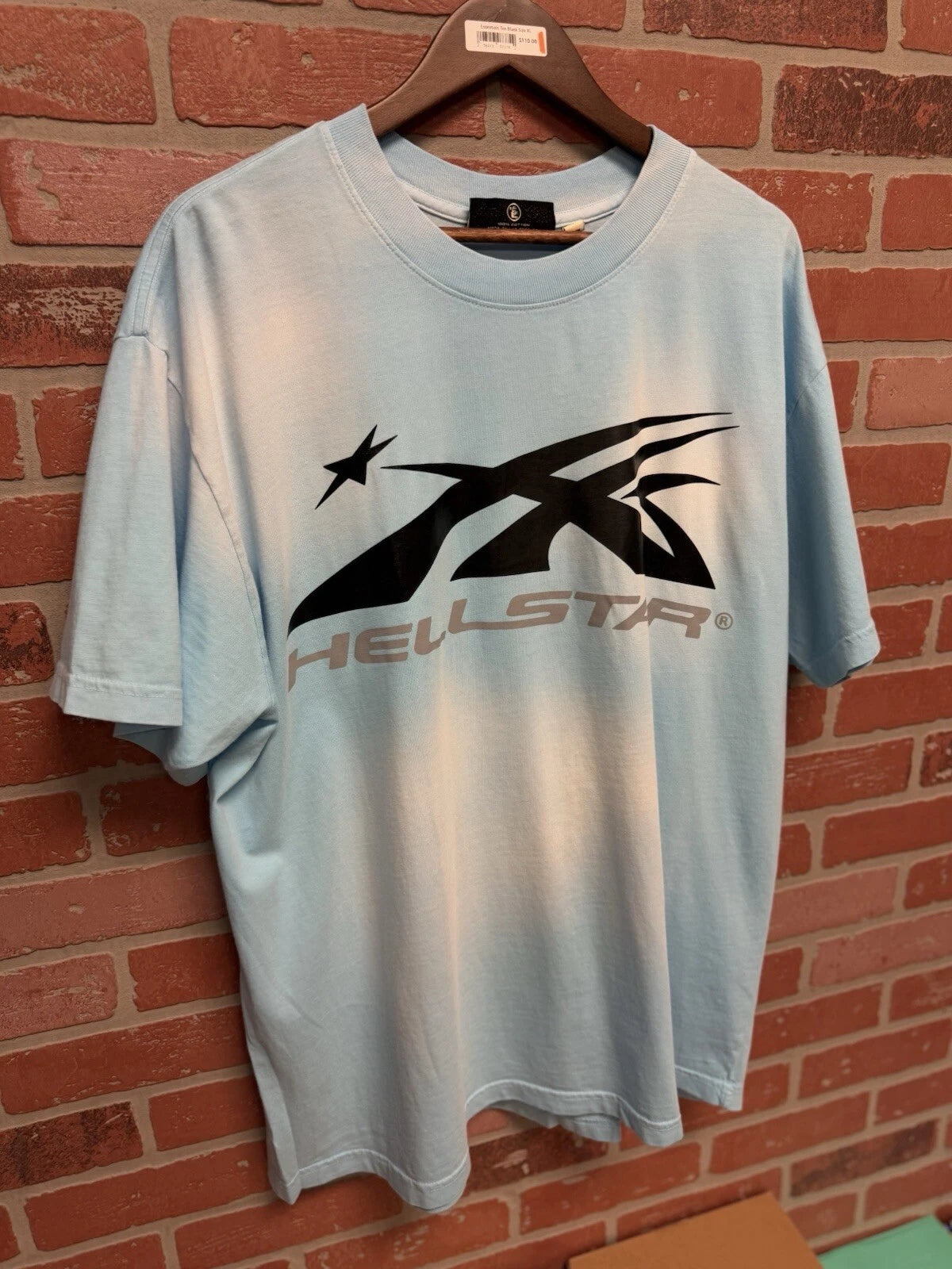 Hellstar Sports T-Shirt Light Blue - Deadstockdenimla