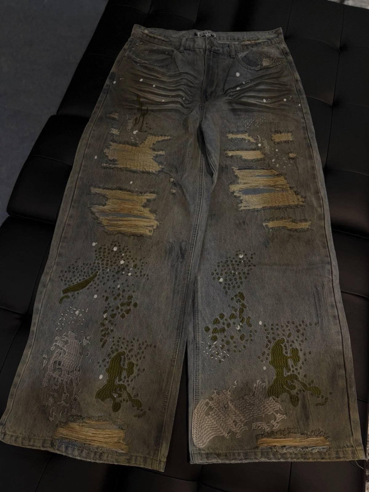 Valley Baggy Denim Blue Jeans - Deadstockdenimla