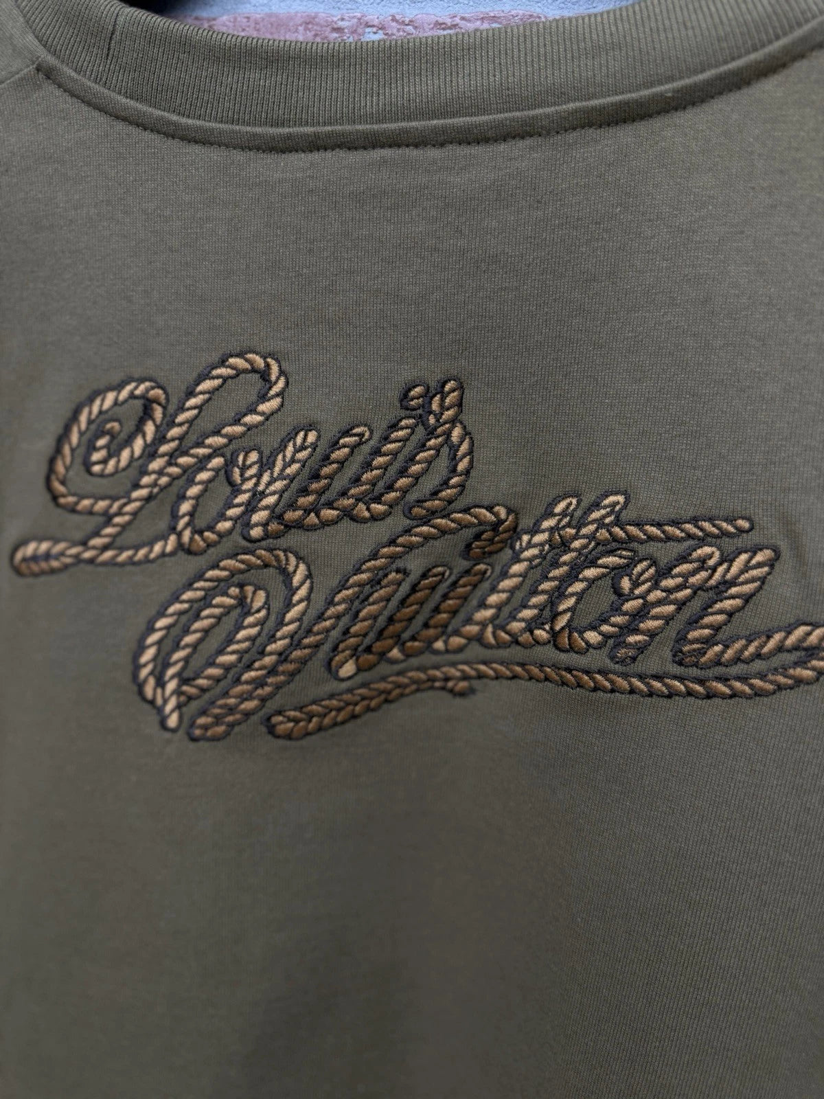Louis Vuitton Cotton Brown “Lovers” Tee - Deadstockdenimla
