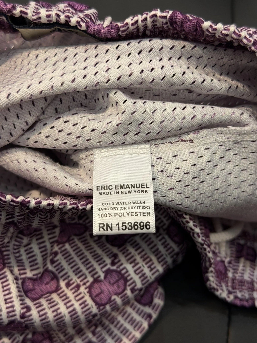 Eric Emanuel Purple Shorts - Deadstockdenimla