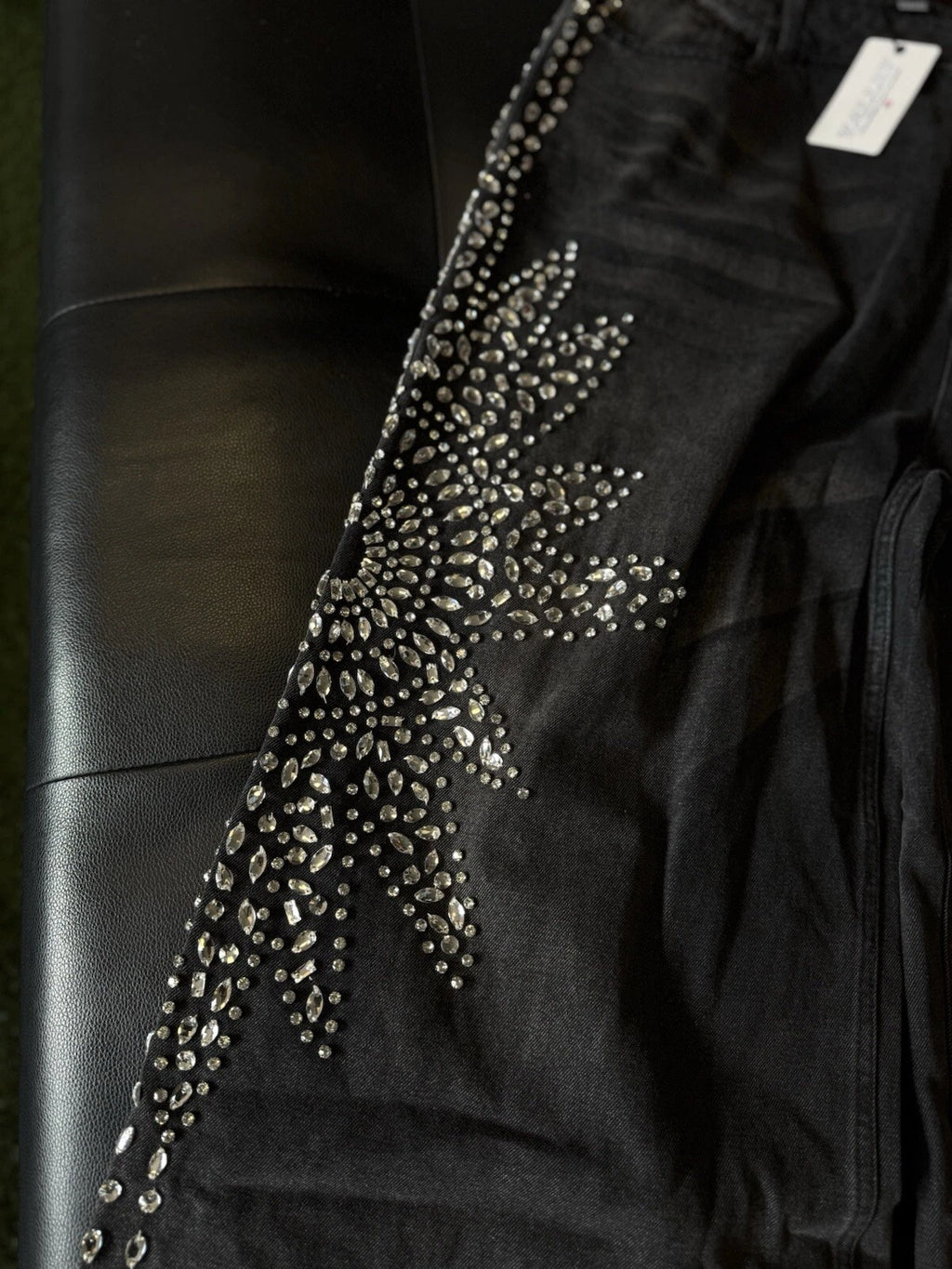 Vale Forever Crystal Black Jeans - Deadstockdenimla